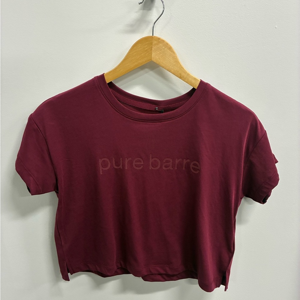 Pure Barre Women's Maroon Crop Top